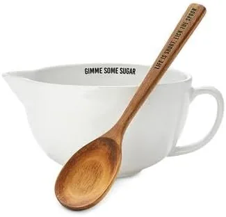 the cellar batter bowl with spoon